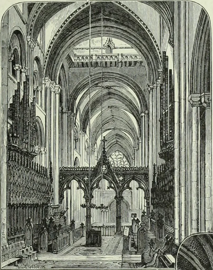 An illustration from Cathedrals, abbeys and churches of England and Wales : descriptive, historical, pictorial, 1890, leaf 76