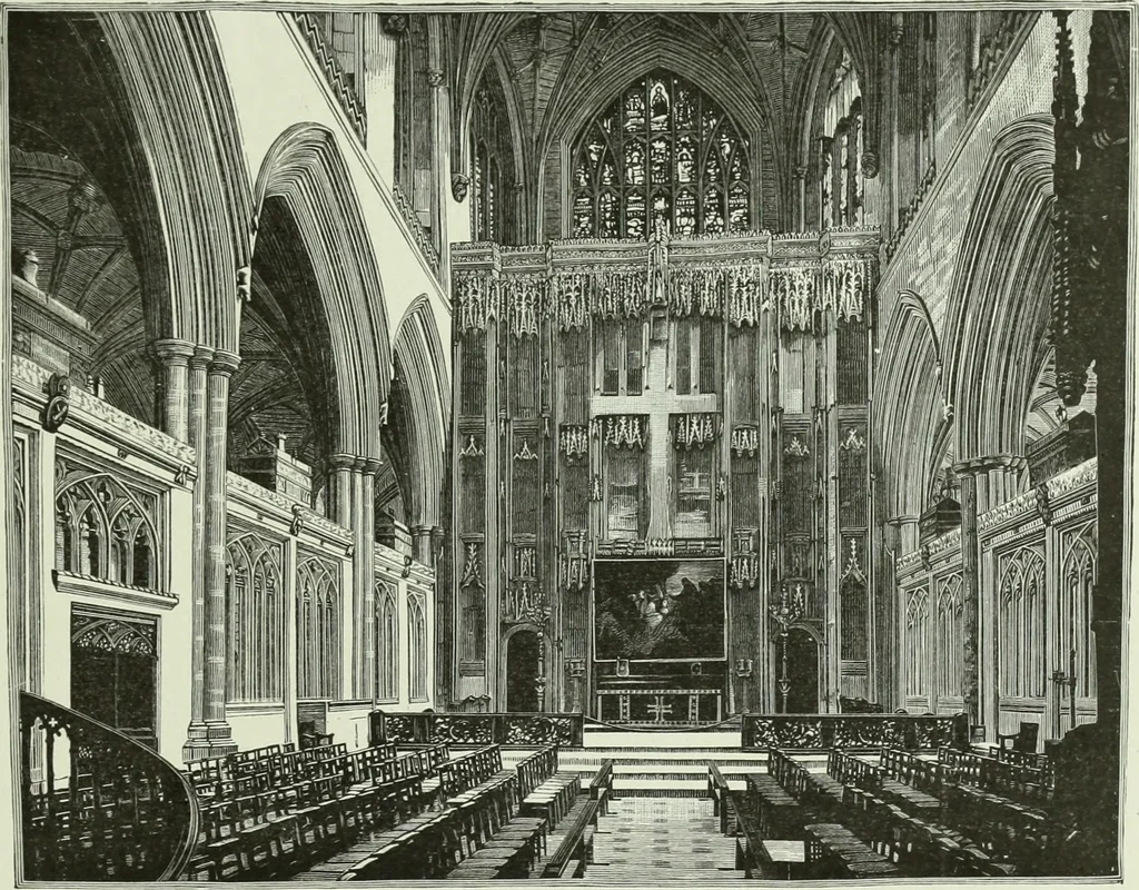 An illustration from Cathedrals, abbeys and churches of England and Wales : descriptive, historical, pictorial, 1890, leaf 98