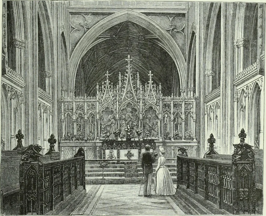 An illustration from Cathedrals, abbeys and churches of England and Wales : descriptive, historical, pictorial, 1890, leaf 132