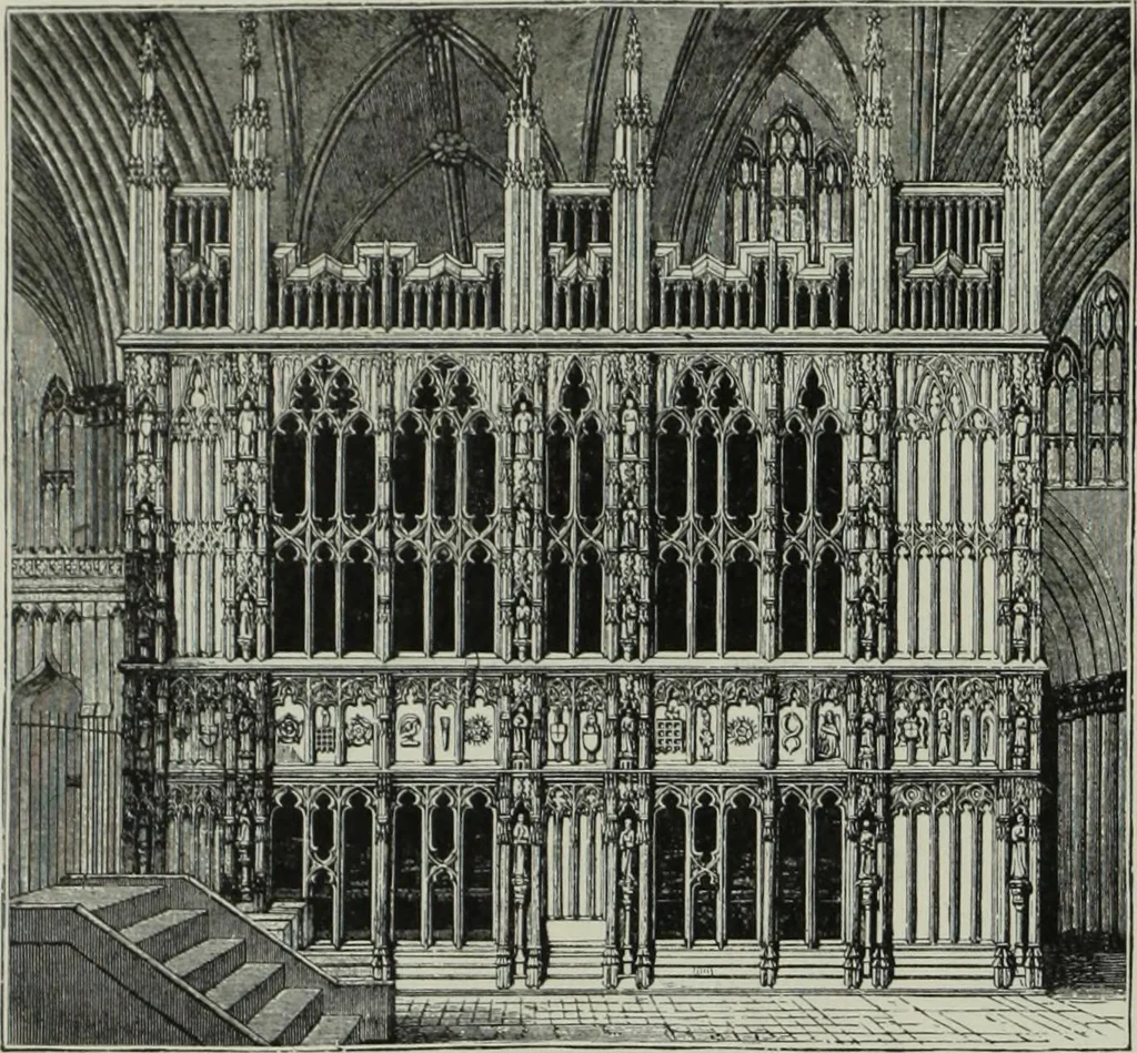 An illustration from Cathedrals, abbeys and churches of England and Wales, descriptive, historical, pictorial, 1896, leaf 157