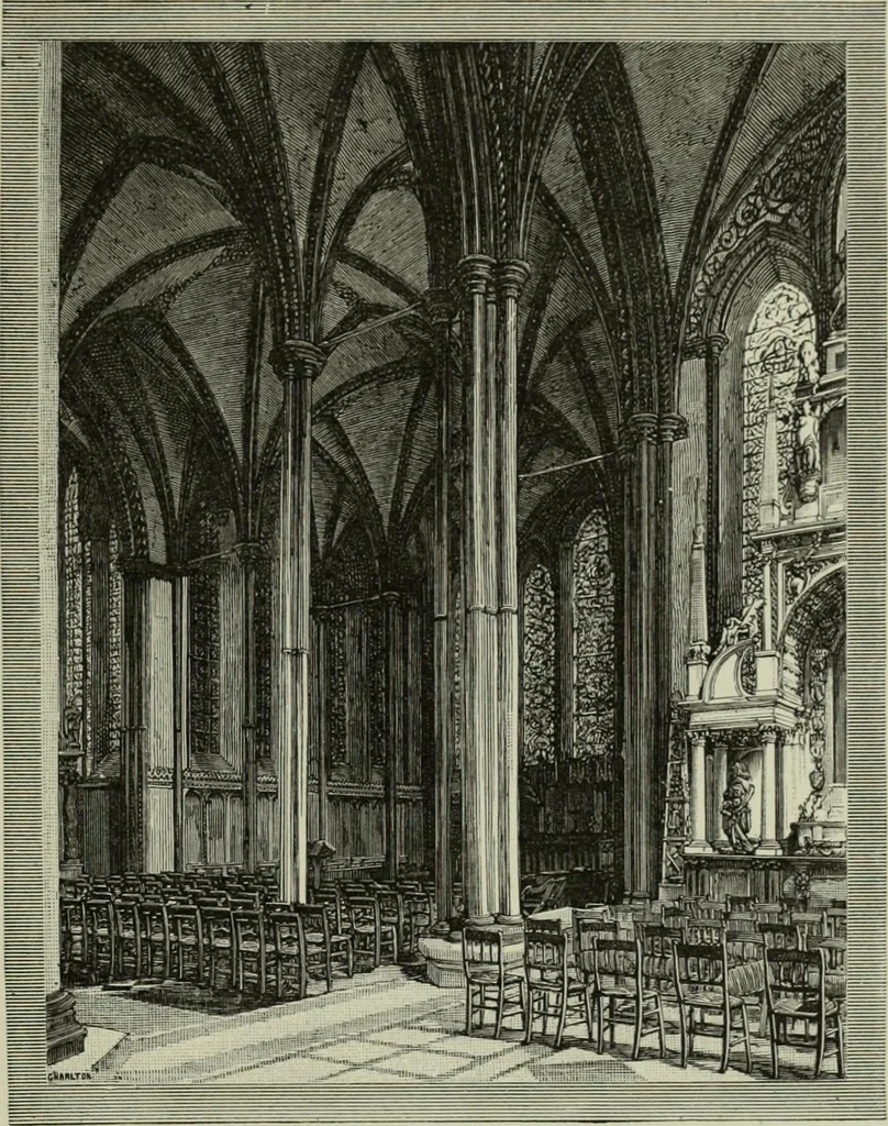 An illustration from Cathedrals, abbeys and churches of England and Wales, descriptive, historical, pictorial, 1896, leaf 168