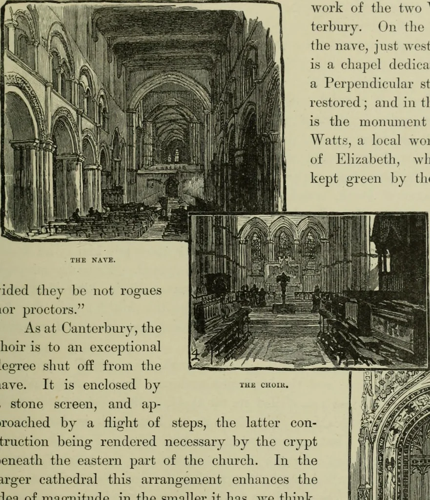 An illustration from Cathedrals, abbeys and churches of England and Wales, descriptive, historical, pictorial, 1896, leaf 204