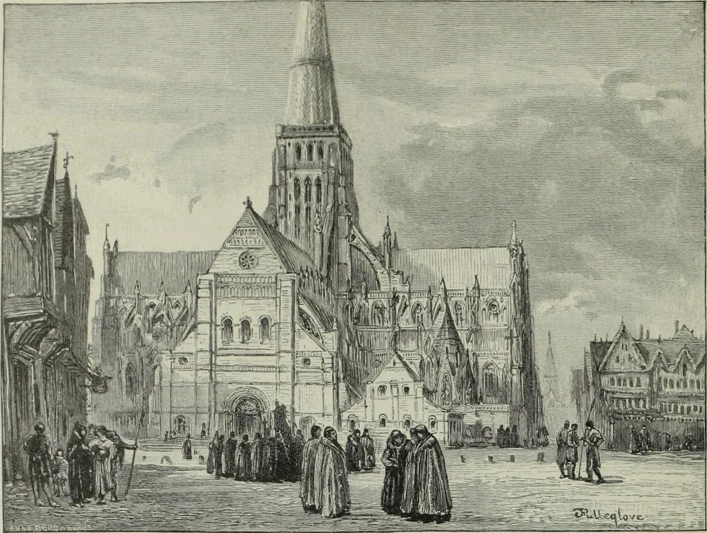 An illustration from Cathedrals, abbeys and churches of England and Wales, descriptive, historical, pictorial, 1896, leaf 77