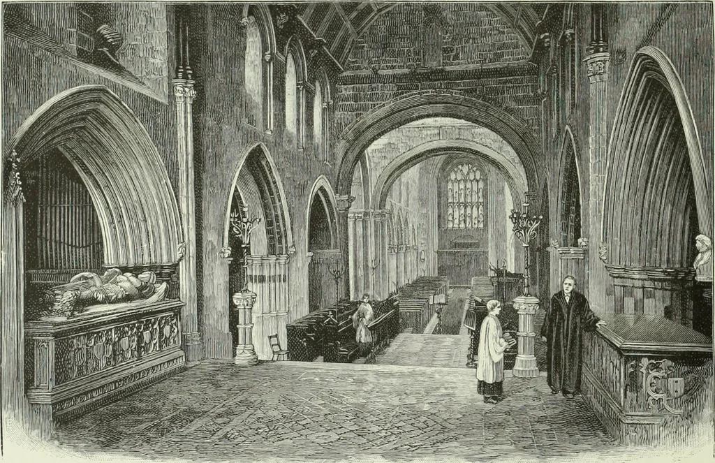 An illustration from Cathedrals, abbeys and churches of England and Wales : descriptive, historical, pictorial, 1890, leaf 217