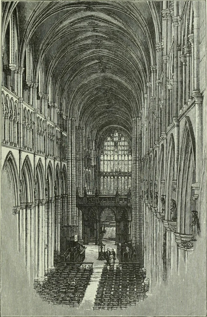 An illustration from Cathedrals, abbeys and churches of England and Wales : descriptive, historical, pictorial, 1890, leaf 38