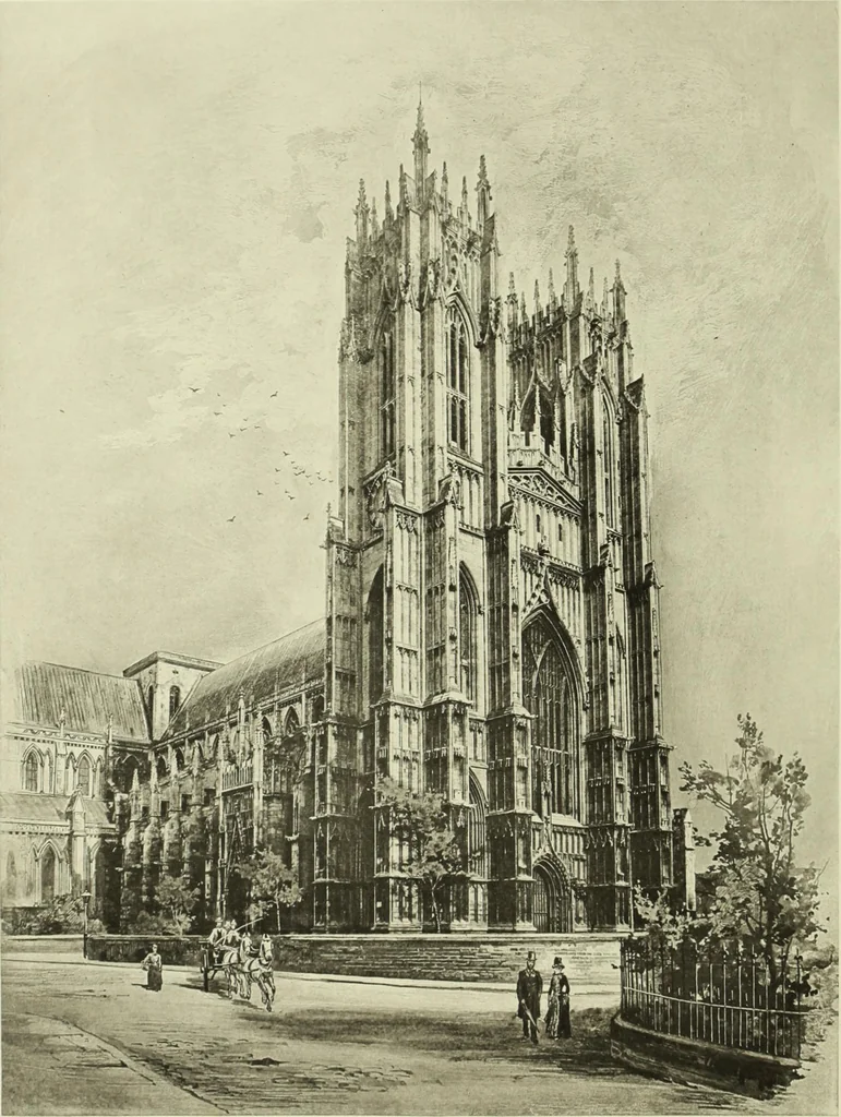 An illustration from Cathedrals, abbeys and churches of England and Wales : descriptive, historical, pictorial, 1890, leaf 7