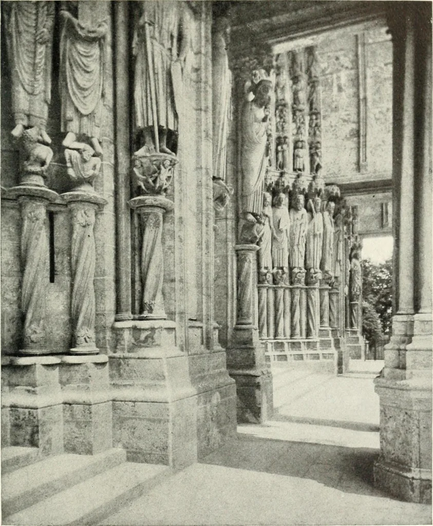 An illustration from Cathedrals and cloisters of the Isle de France, 1910, leaf 122