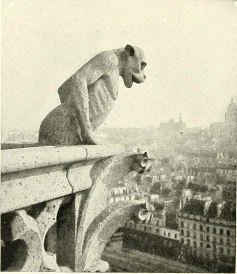 An illustration from Cathedrals and cloisters of the Isle de France, 1910, leaf 129