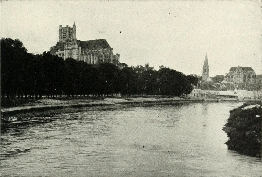 An illustration from Cathedrals and cloisters of the Isle de France, 1910, leaf 132
