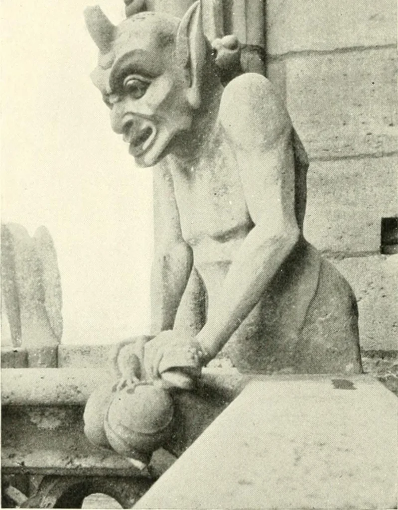 An illustration from Cathedrals and cloisters of the Isle de France, 1910, leaf 145