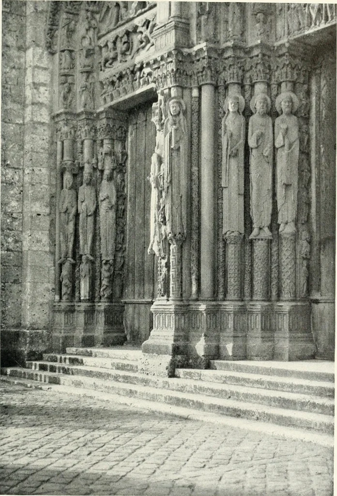 An illustration from Cathedrals and cloisters of the Isle de France, 1910, leaf 148