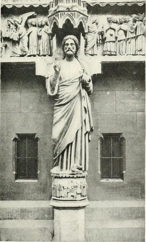 An illustration from Cathedrals and cloisters of the Isle de France, 1910, leaf 154