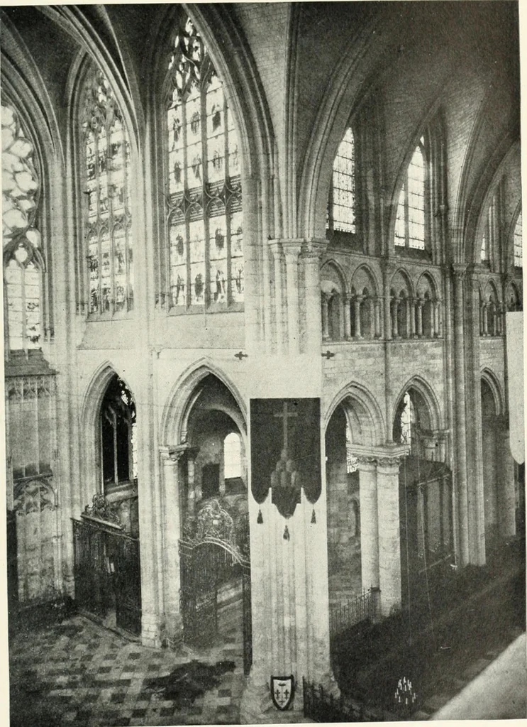 An illustration from Cathedrals and cloisters of the Isle de France, 1910, leaf 166