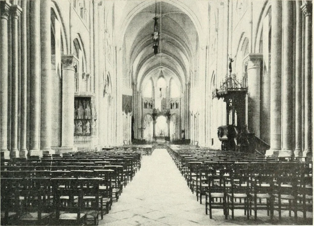 An illustration from Cathedrals and cloisters of the Isle de France, 1910, leaf 182