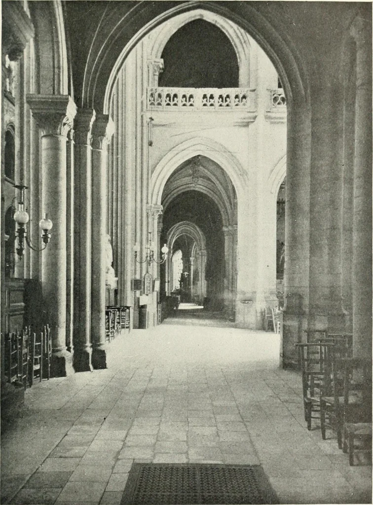 An illustration from Cathedrals and cloisters of the Isle de France, 1910, leaf 186