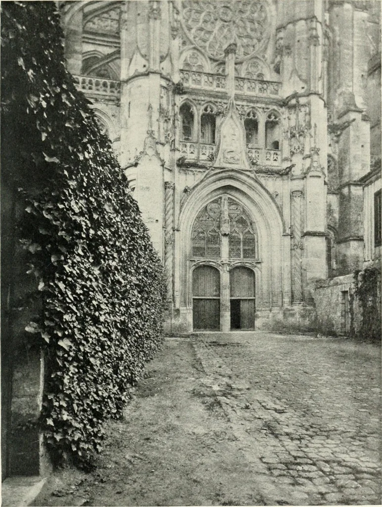 An illustration from Cathedrals and cloisters of the Isle de France, 1910, leaf 196