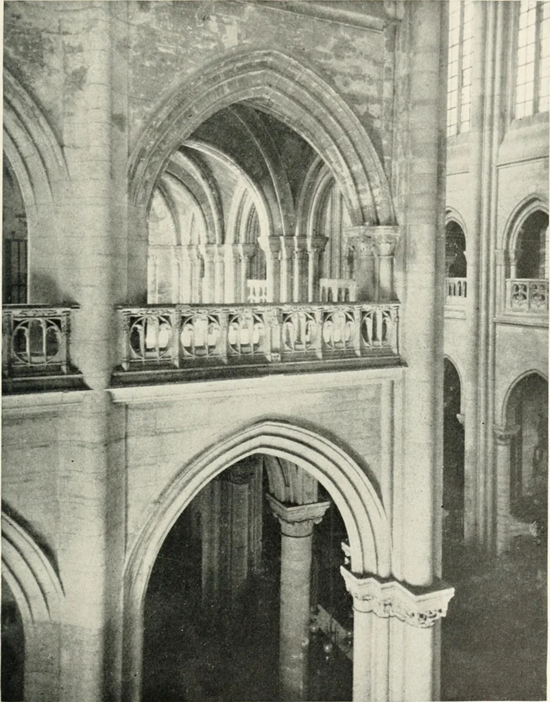 An illustration from Cathedrals and cloisters of the Isle de France, 1910, leaf 200