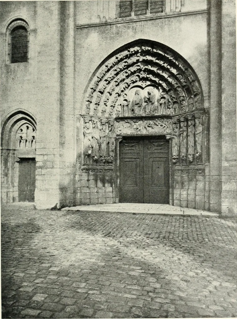 An illustration from Cathedrals and cloisters of the Isle de France, 1910, leaf 204