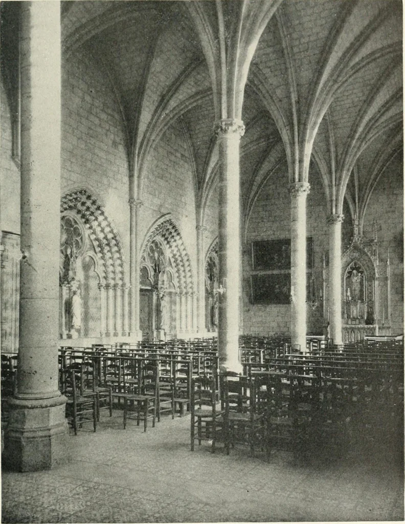 An illustration from Cathedrals and cloisters of the Isle de France, 1910, leaf 208