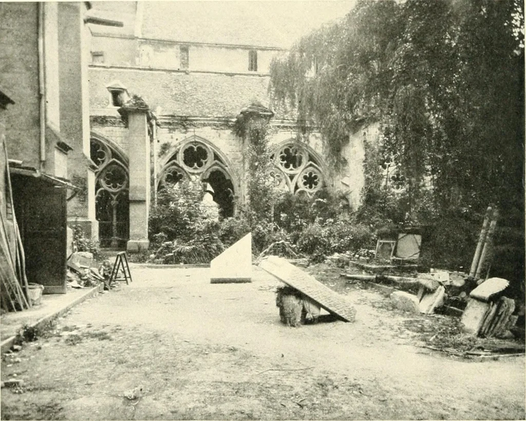 An illustration from Cathedrals and cloisters of the Isle de France, 1910, leaf 211