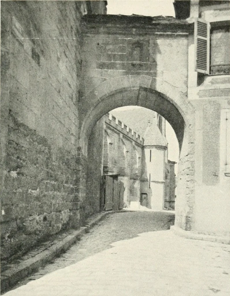 An illustration from Cathedrals and cloisters of the Isle de France, 1910, leaf 212