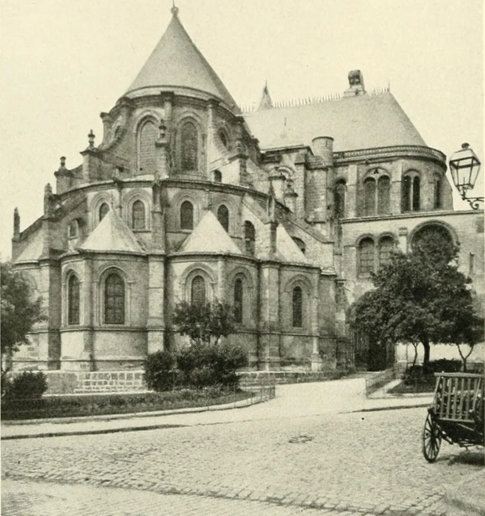 An illustration from Cathedrals and cloisters of the Isle de France, 1910, leaf 223