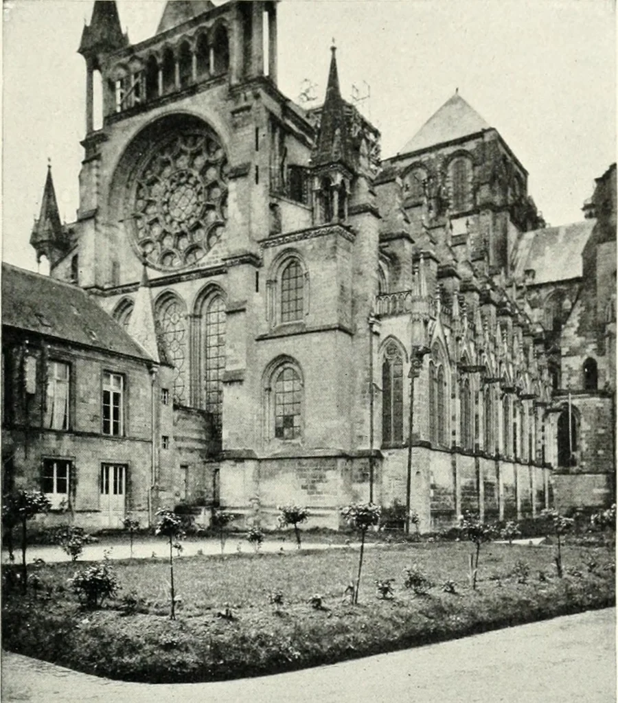 An illustration from Cathedrals and cloisters of the Isle de France, 1910, leaf 258