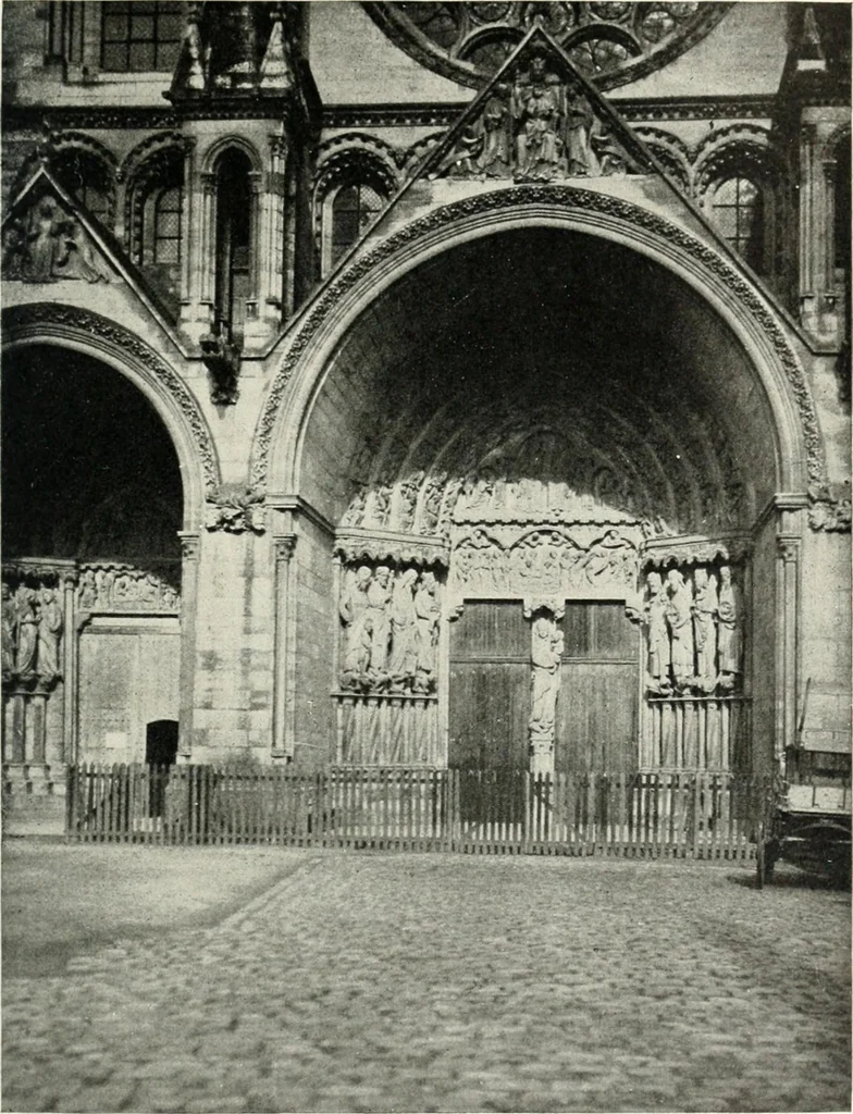 An illustration from Cathedrals and cloisters of the Isle de France, 1910, leaf 274
