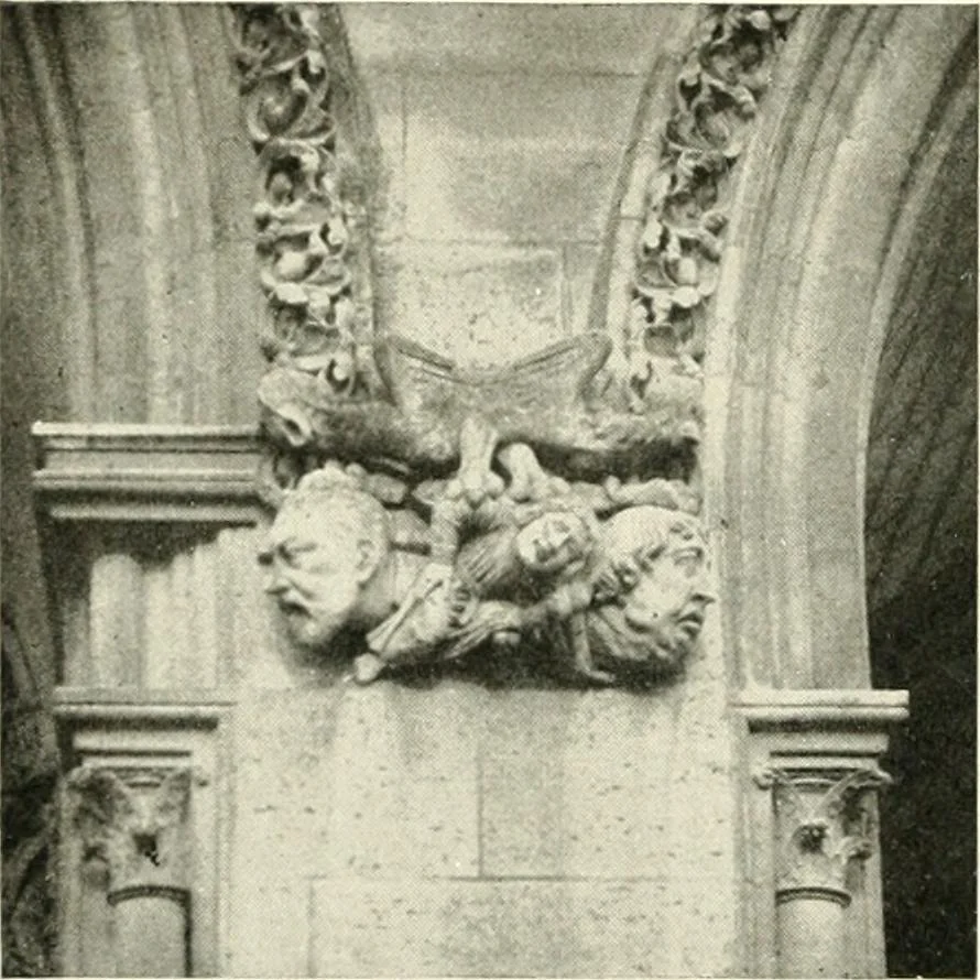 An illustration from Cathedrals and cloisters of the Isle de France, 1910, leaf 277