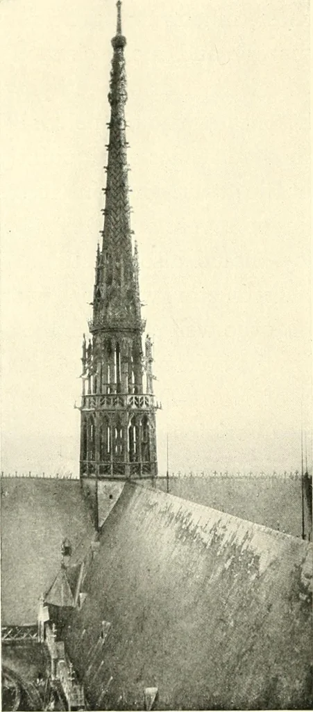 An illustration from Cathedrals and cloisters of the Isle de France, 1910, leaf 301