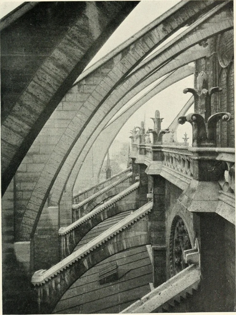 An illustration from Cathedrals and cloisters of the Isle de France, 1910, leaf 302