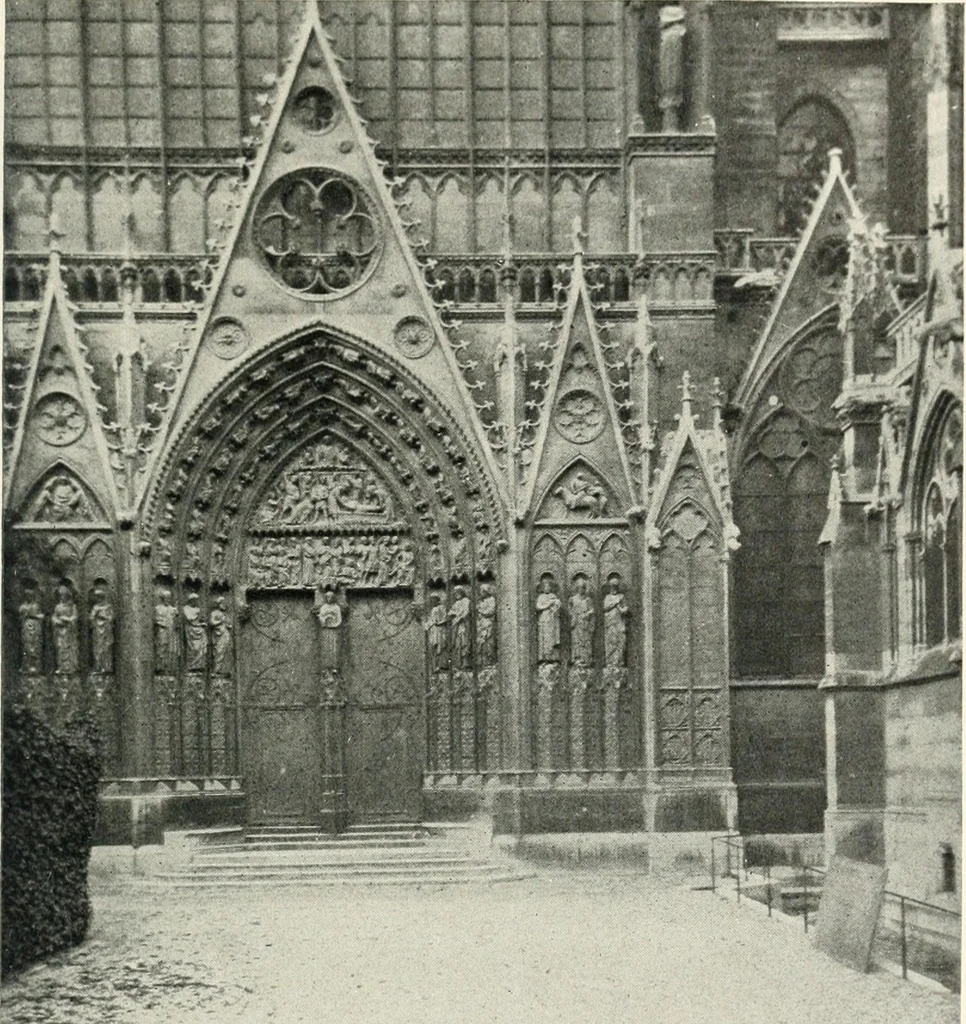 An illustration from Cathedrals and cloisters of the Isle de France, 1910, leaf 306