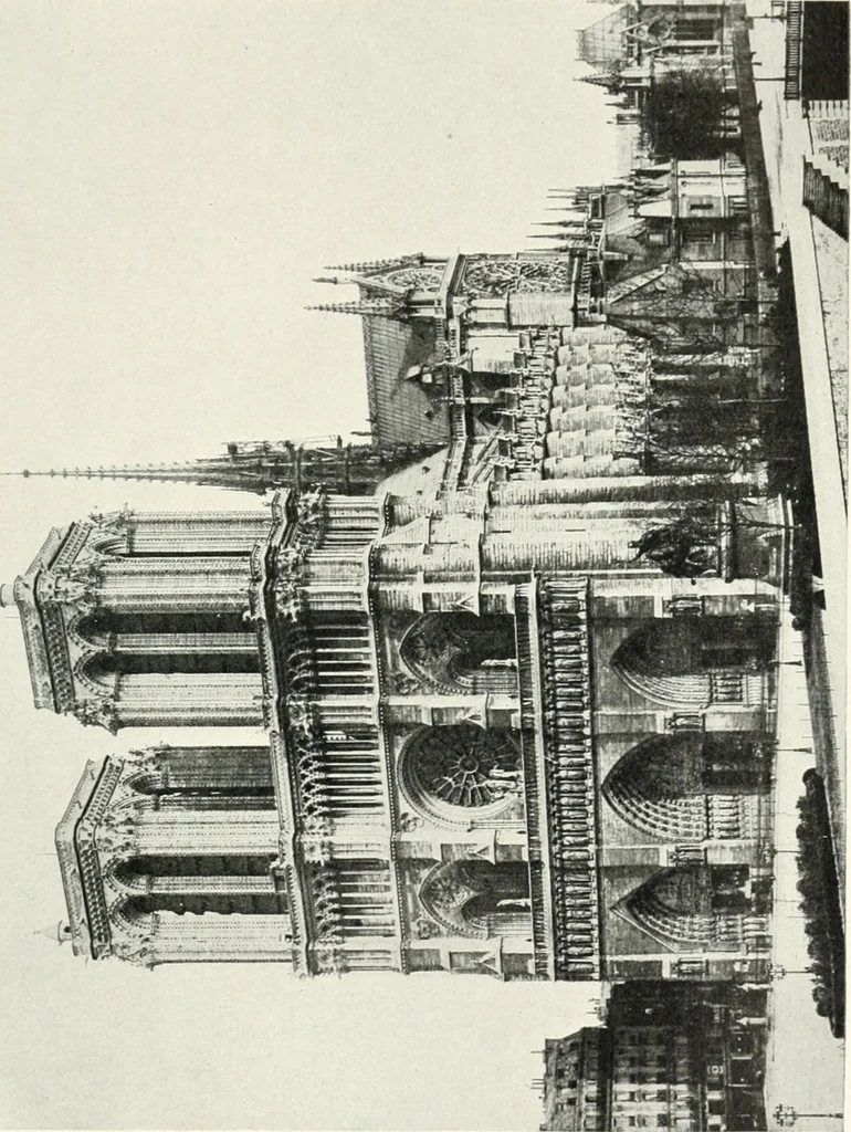 An illustration from Cathedrals and cloisters of the Isle de France, 1910, leaf 320