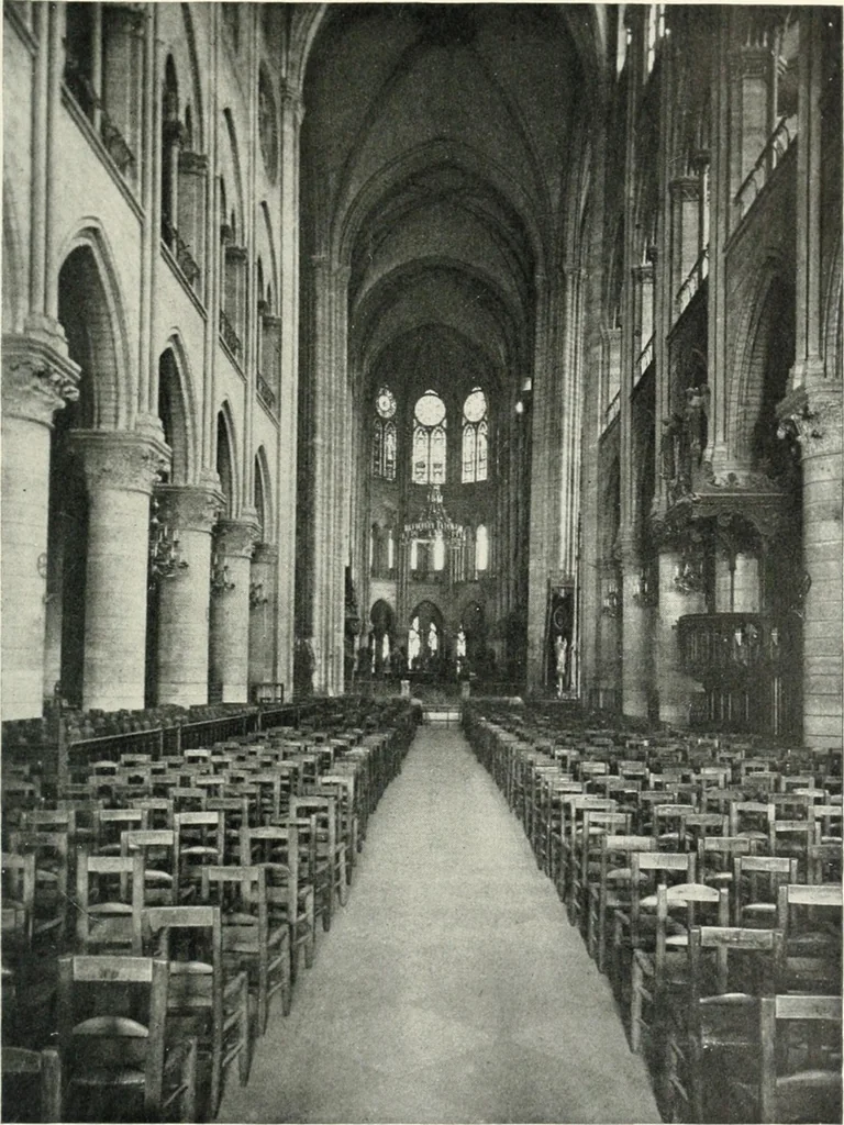 An illustration from Cathedrals and cloisters of the Isle de France, 1910, leaf 330