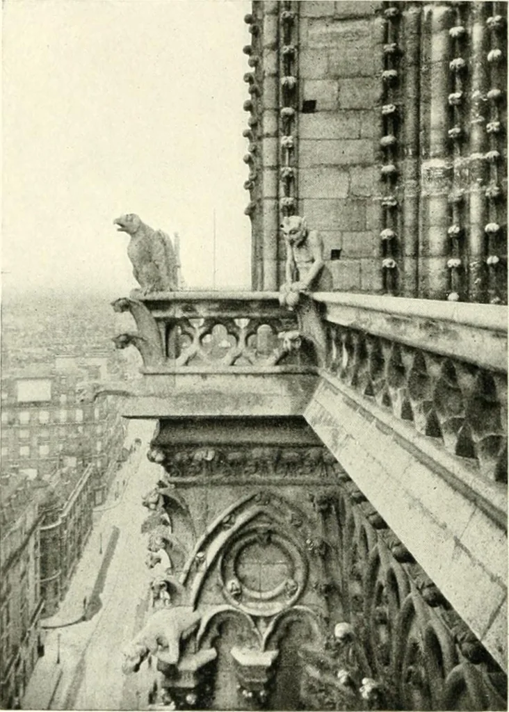 An illustration from Cathedrals and cloisters of the Isle de France, 1910, leaf 351