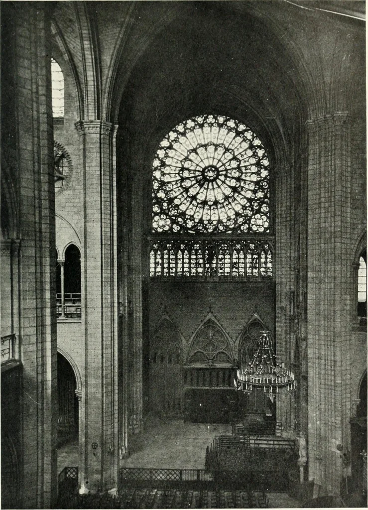 An illustration from Cathedrals and cloisters of the Isle de France, 1910, leaf 352