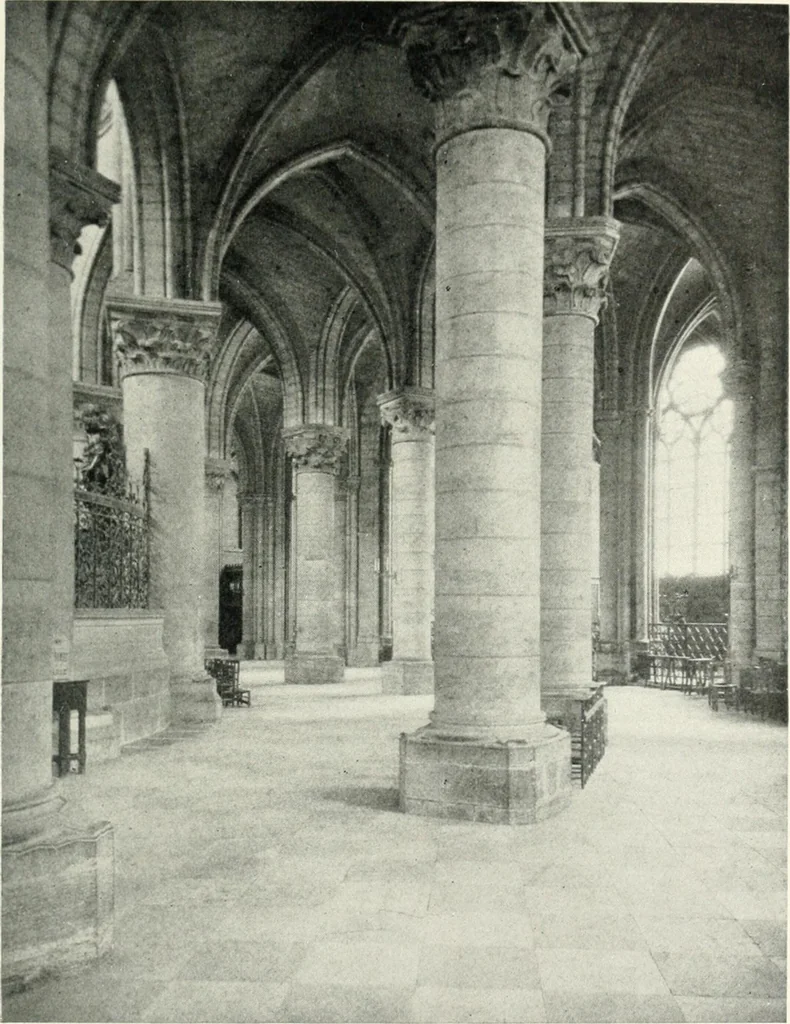 An illustration from Cathedrals and cloisters of the Isle de France, 1910, leaf 356
