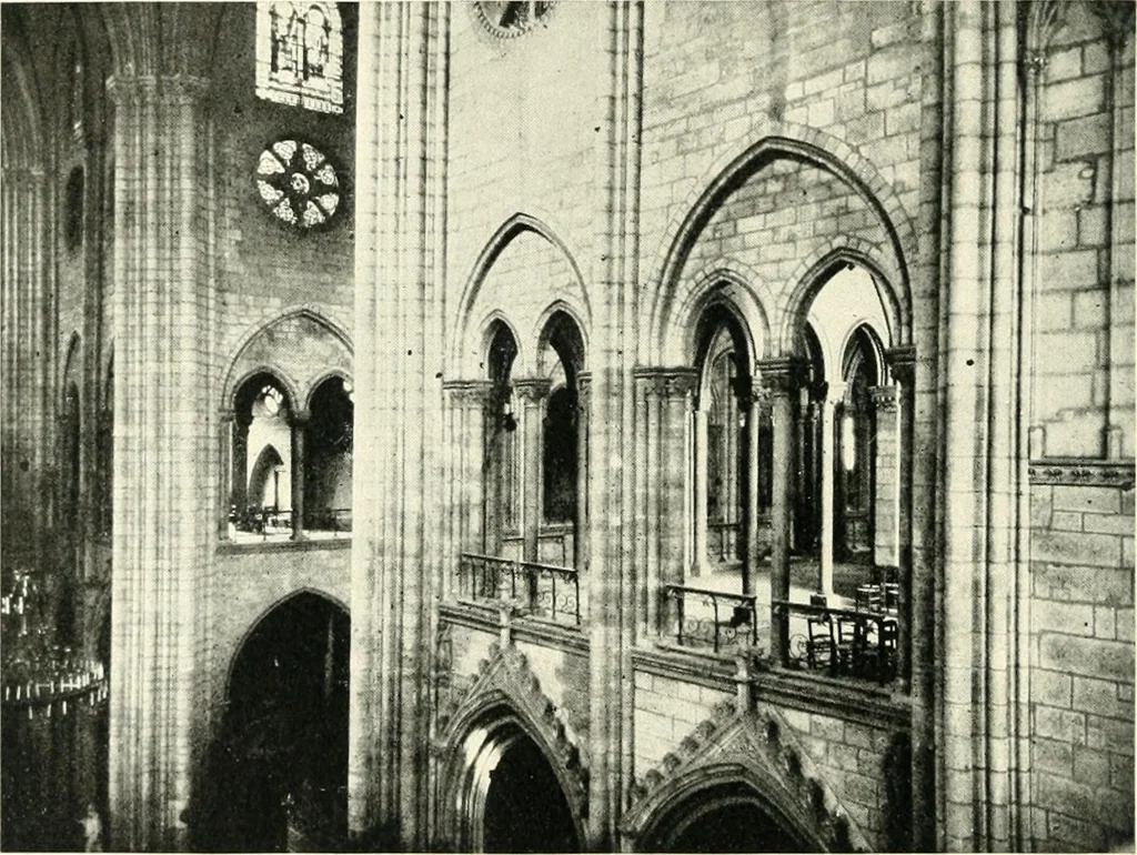An illustration from Cathedrals and cloisters of the Isle de France, 1910, leaf 363