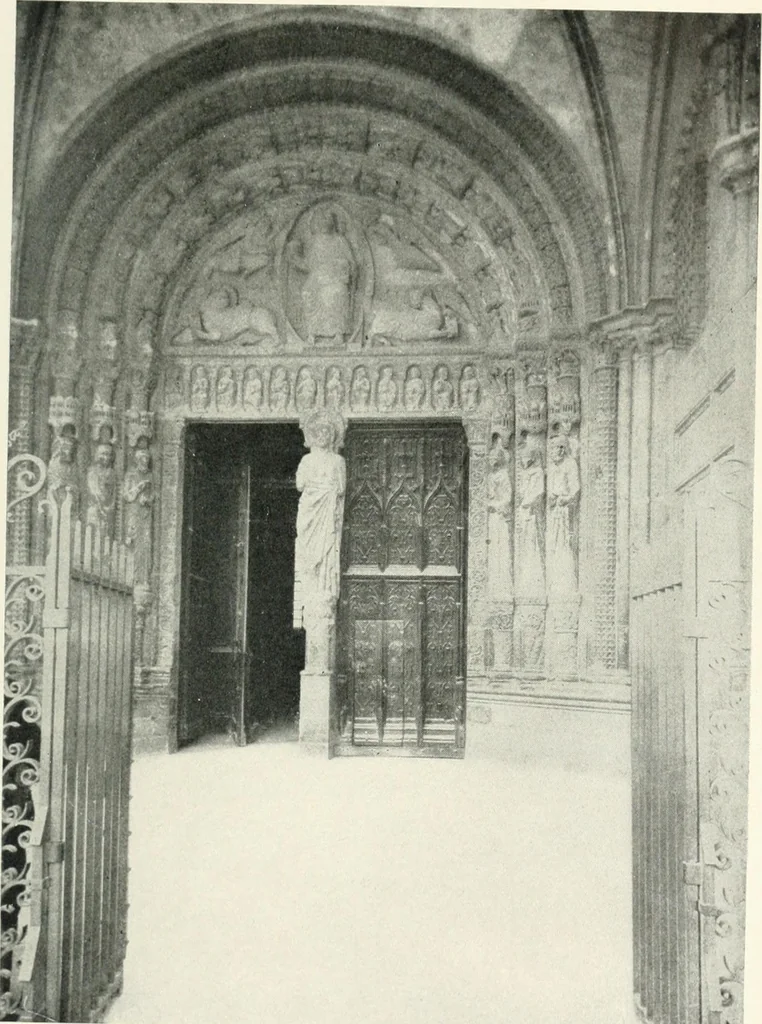 An illustration from Cathedrals and cloisters of the Isle de France, 1910, leaf 376