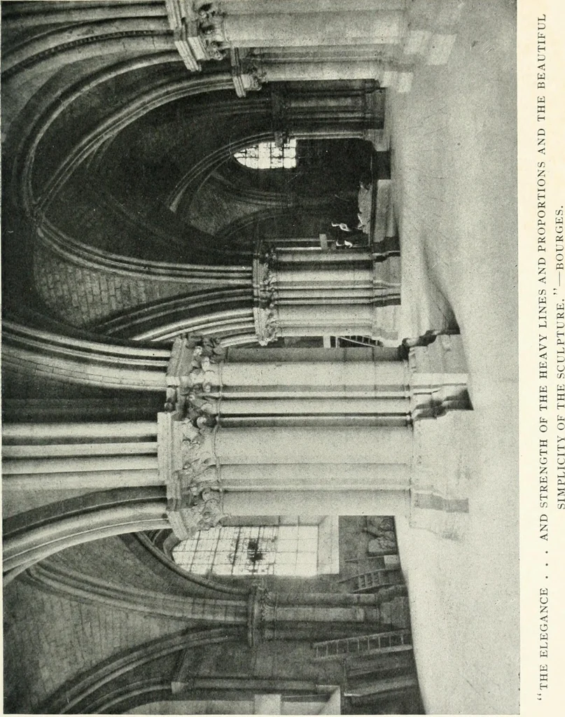 An illustration from Cathedrals and cloisters of the Isle de France, 1910, leaf 384