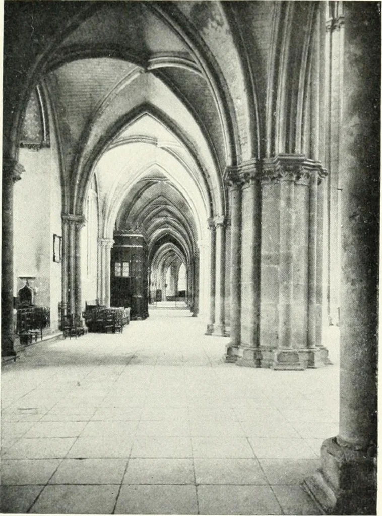 An illustration from Cathedrals and cloisters of the Isle de France, 1910, leaf 390