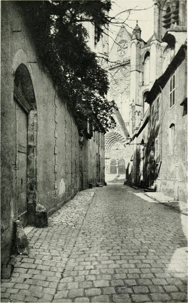 An illustration from Cathedrals and cloisters of the Isle de France, 1910, leaf 392