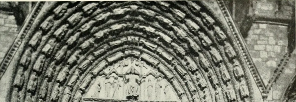 An illustration from Cathedrals and cloisters of the Isle de France, 1910, leaf 396