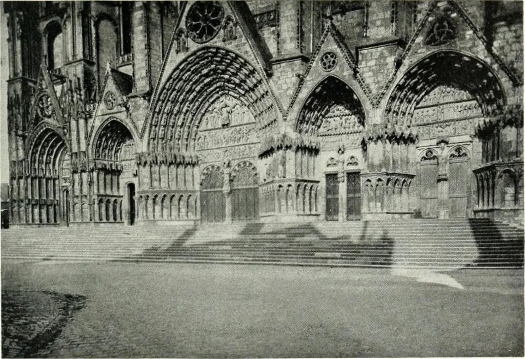 An illustration from Cathedrals and cloisters of the Isle de France, 1910, leaf 398