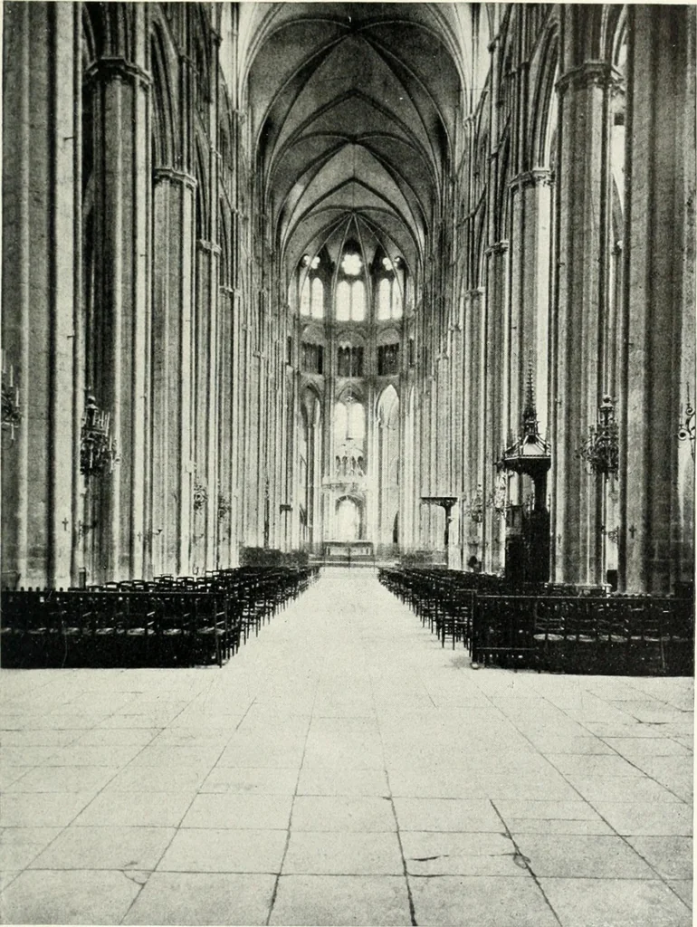 An illustration from Cathedrals and cloisters of the Isle de France, 1910, leaf 414