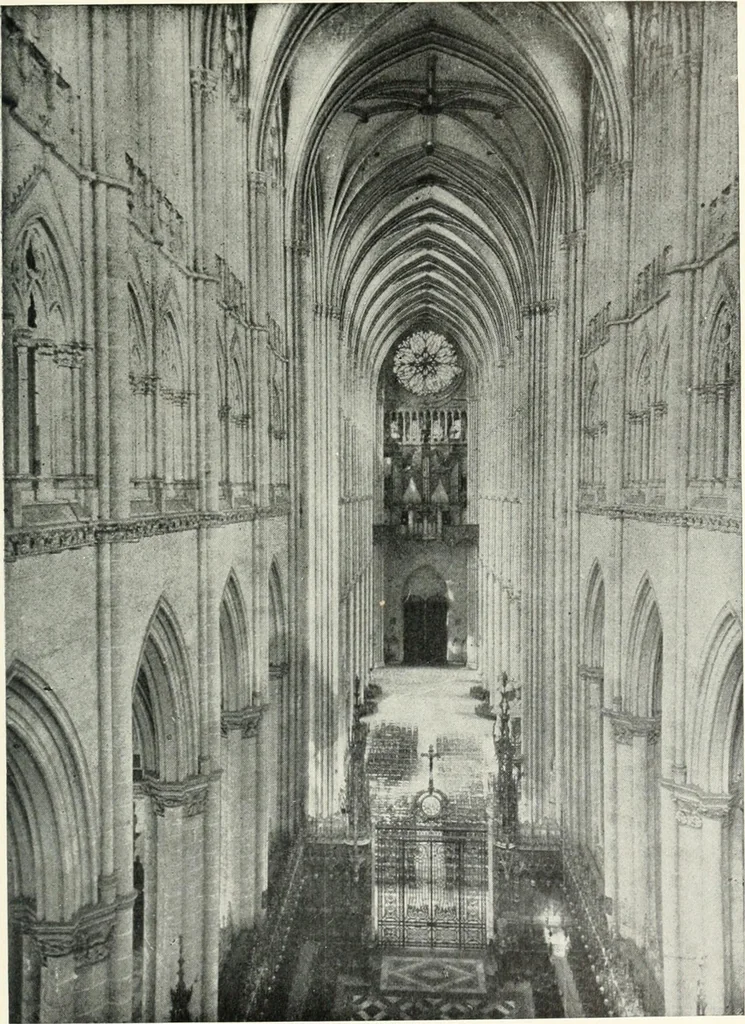 An illustration from Cathedrals and cloisters of the Isle de France, 1910, leaf 42