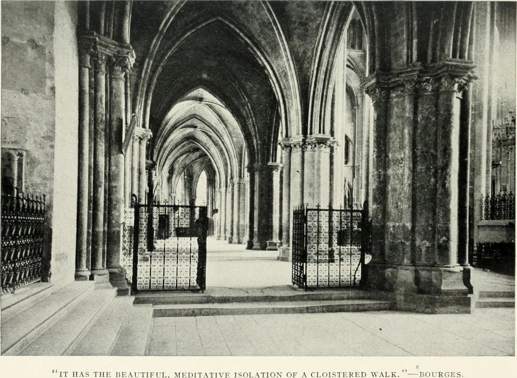 An illustration from Cathedrals and cloisters of the Isle de France, 1910, leaf 420