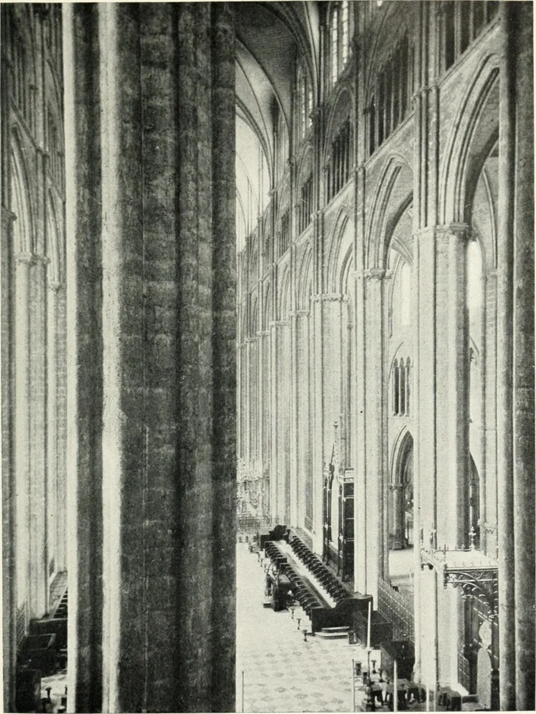 An illustration from Cathedrals and cloisters of the Isle de France, 1910, leaf 424