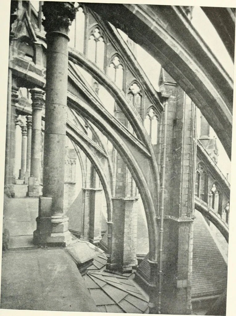 An illustration from Cathedrals and cloisters of the Isle de France, 1910, leaf 46