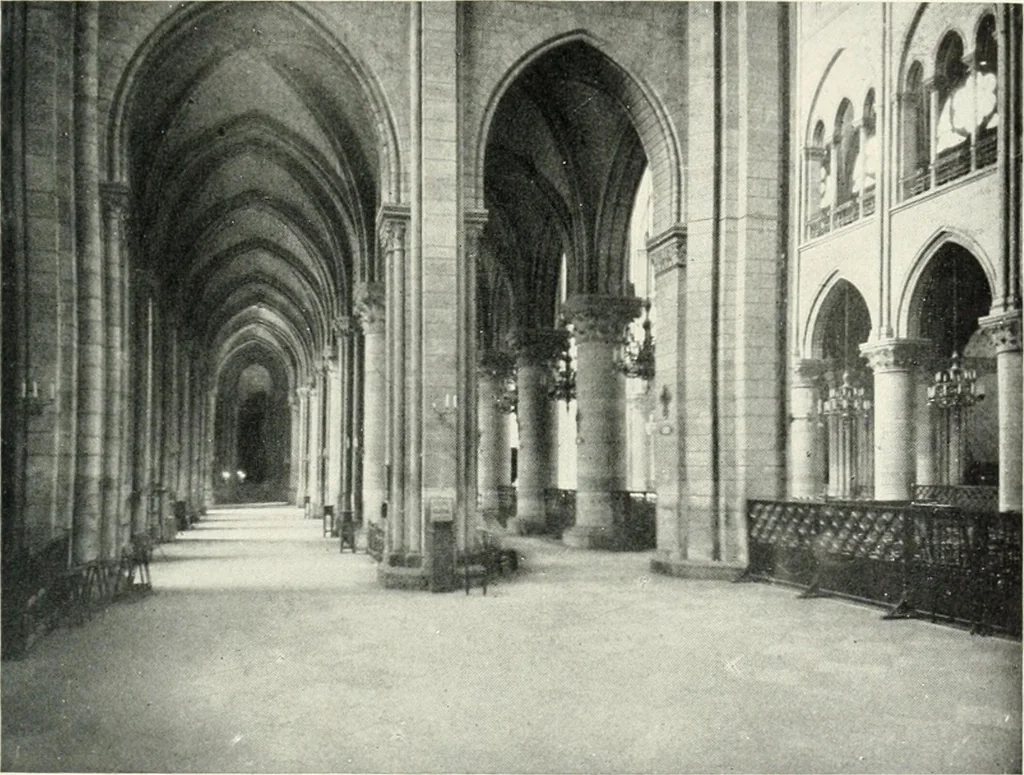 An illustration from Cathedrals and cloisters of the Isle de France, 1910, leaf 50